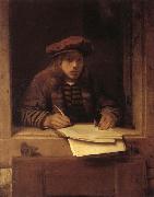 Hoogstraten, Samuel Dircksz van Self-Portrait painting